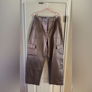 Old Navy Women's Satin Cargo Pants in Taupe Size 10-long